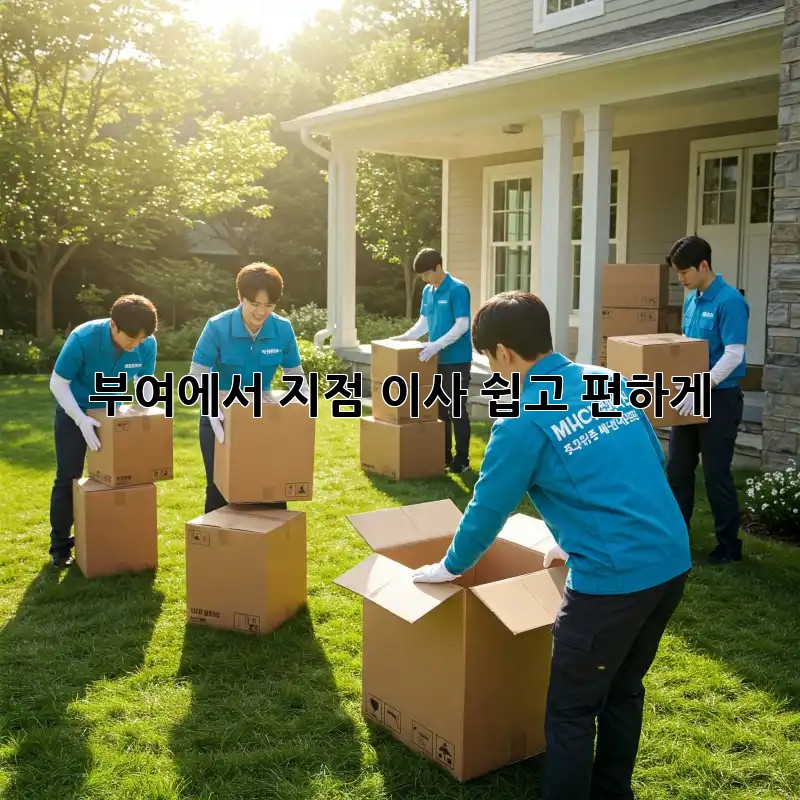 부여에서 지점 이사, 쉽고 편하게! 부여에서 지점 이사, 쉽고 편하게!