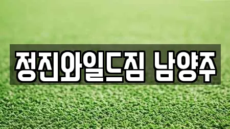 정진와일드짐 남양주