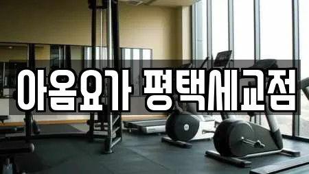 아옴요가 평택세교점