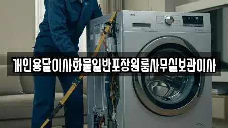 개인용달이사화물일반포장원룸사무실보관이사