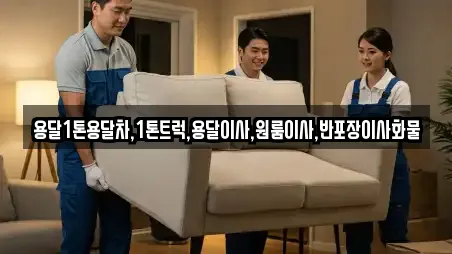 용달1톤용달차,1톤트럭,용달이사,원룸이사,반포장이사화물