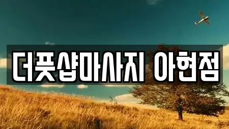 더풋샵마사지 아현점