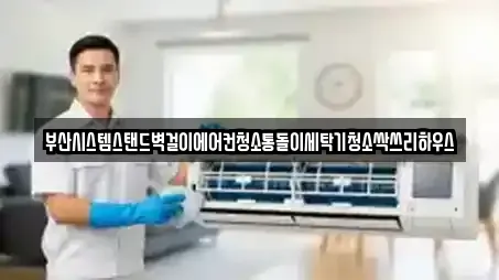부산시스템스탠드벽걸이에어컨청소통돌이세탁기청소싹쓰리하우스