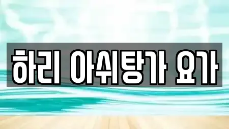 하리 아쉬탕가 요가