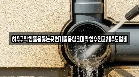 하수구막힘뚫음뚫는곳변기뚫음싱크대막힘수전교체수도설비