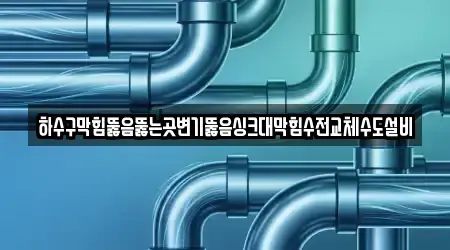 하수구막힘뚫음뚫는곳변기뚫음싱크대막힘수전교체수도설비