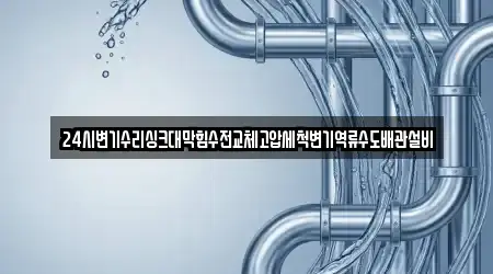 24시변기수리싱크대막힘수전교체고압세척변기역류수도배관설비