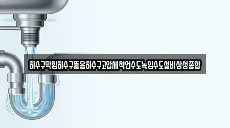 하수구막힘하수구뚫음하수구고압세척언수도녹임수도설비삼성종합