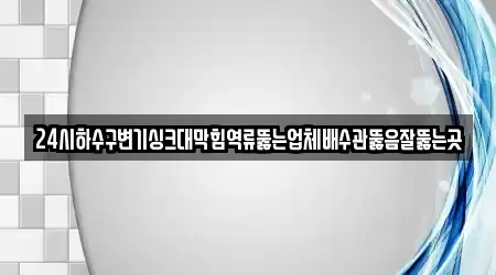 24시하수구변기싱크대막힘역류뚫는업체배수관뚫음잘뚫는곳