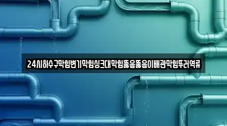 24시하수구막힘변기막힘싱크대막힘뚫음뚫음이배관막힘뚜러역류