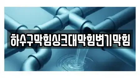 하수구막힘싱크대막힘변기막힘