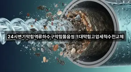24시변기막힘역류하수구막힘뚫음씽크대막힘고압세척수전교체