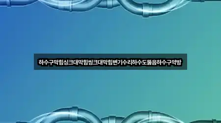 하수구막힘싱크대막힘씽크대막힘변기수리하수도뚫음하수구약방