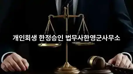 개인회생 한정승인 법무사한영군사무소