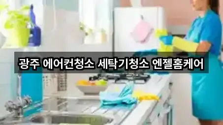 광주 에어컨청소 세탁기청소 엔젤홈케어