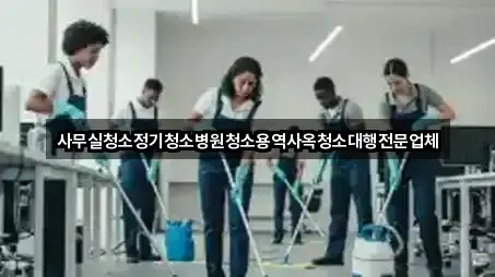 사무실청소정기청소병원청소용역사옥청소대행전문업체