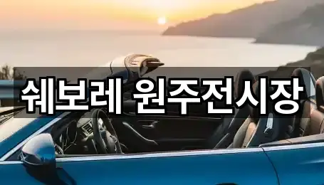 가까운 원주 행구동 자동차전시장 1곳