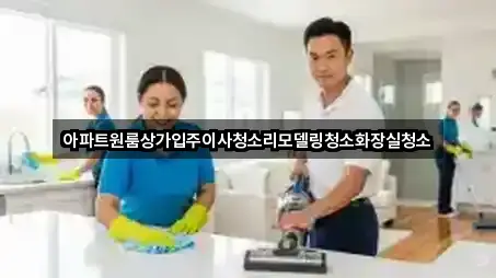 아파트원룸상가입주이사청소리모델링청소화장실청소