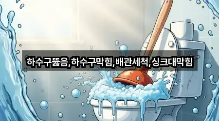 하수구뚫음,하수구막힘,배관세척,싱크대막힘