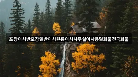 포장이사반포장일반이사원룸이사사무실이사용달화물전국화물
