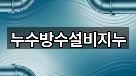 누수방수설비지누