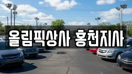 강원 홍천군 영귀미면 중고차매매 전문 올림픽상사 홍천지사