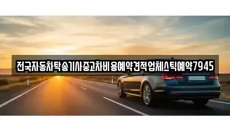 경기 광주시 회덕동 중고차 전문 전국자동차탁송기사중고차비용예약견적업체스틱예약7945