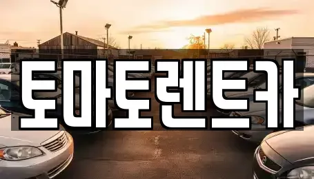 경기 성남시 수정구 상적동 렌트카 전문 토마토렌트카