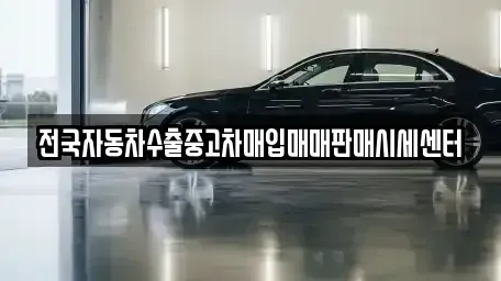 경기 파주시 교하동 중고차매입 전문 전국자동차수출중고차매입매매판매시세센터