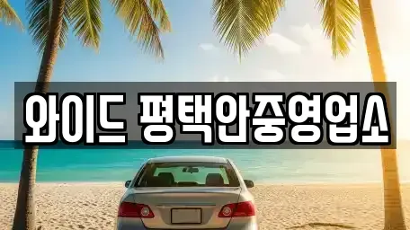 경기도 평택시 안중읍 렌트카 전문 와이드 평택안중영업소