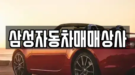 경북 구미시 봉곡동 중고차매매 전문 삼성자동차매매상사