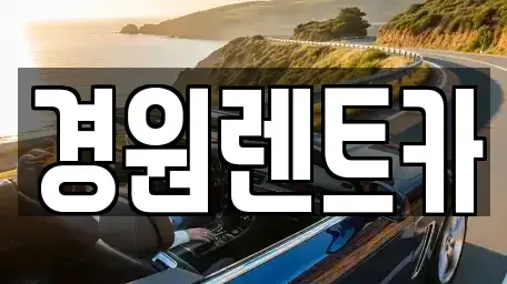 경북 영주시 가흥동 렌트카 전문 경원렌트카