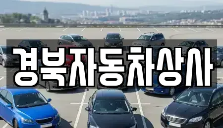 경북 예천군 개포면 중고차 전문 경북자동차상사