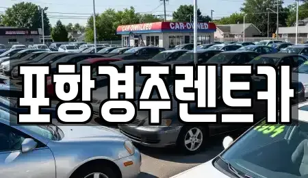 경북 포항시 북구 학잠동 렌트카 전문 포항경주렌트카