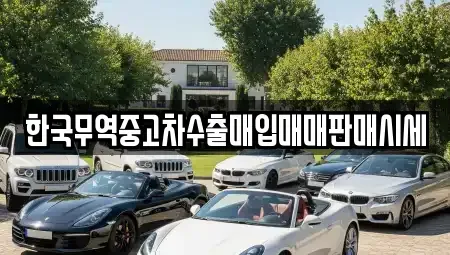 경북 포항시 북구 학잠동 중고차매입 전문 한국무역중고차수출매입매매판매시세