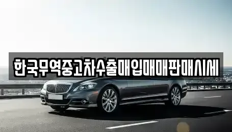 경상남도 거창군 중고차매입 전문 한국무역중고차수출매입매매판매시세
