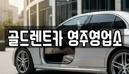 경상북도 영주시 평은면 렌트카 전문 골드렌트카 영주영업소