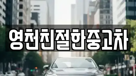 경상북도 영천시 문내동 중고차 전문 영천친절한중고차