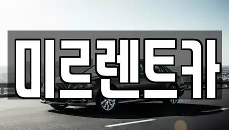 대구 달서구 장동 렌트카 전문 미르렌트카