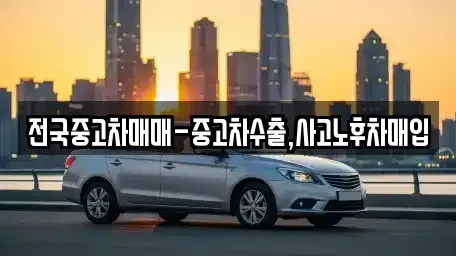 대구 수성구 수성동3가 중고차매매 전문 전국중고차매매-중고차수출,사고노후차매입