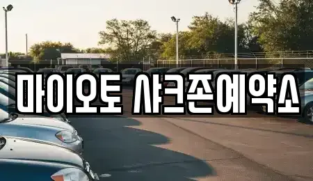 대전 렌트카 전문 마이오토 샤크존예약소