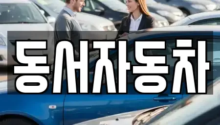 부산 금정구 회동동 중고차매매 전문 동서자동차