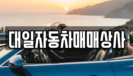 부산 사상구 감전동 중고차 전문 대일자동차매매상사