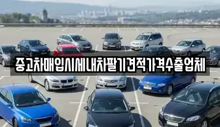 부산 사상구 감전동 중고차매입 전문 중고차매입시세내차팔기견적가격수출업체