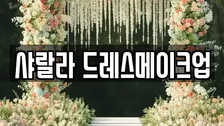 샤랄라 드레스메이크업