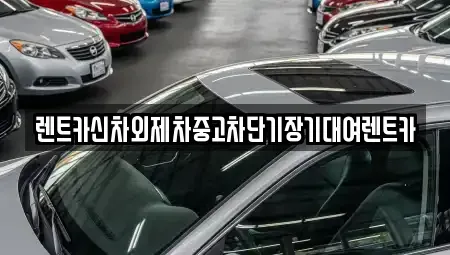 서울 서초구 신원동 단기렌트카 전문 렌트카신차외제차중고차단기장기대여렌트카