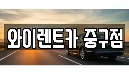 서울 중구 광희동2가 렌트카 전문 와이렌트카 중구점