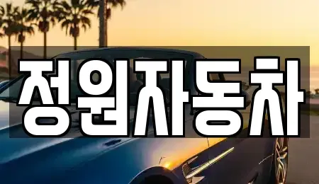 서울특별시 마포구 마포동 중고차 전문 정원자동차