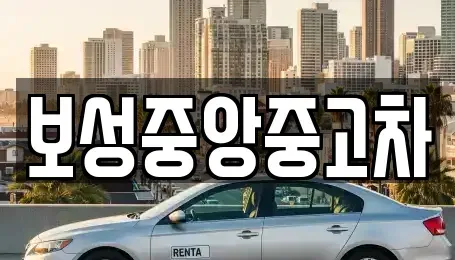 전남 보성군 득량면 중고차 전문 보성중앙중고차