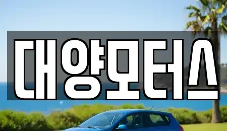 전남 화순군 동면 중고차매매 전문 대양모터스